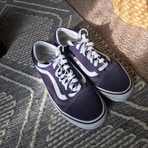 Old school vans purple